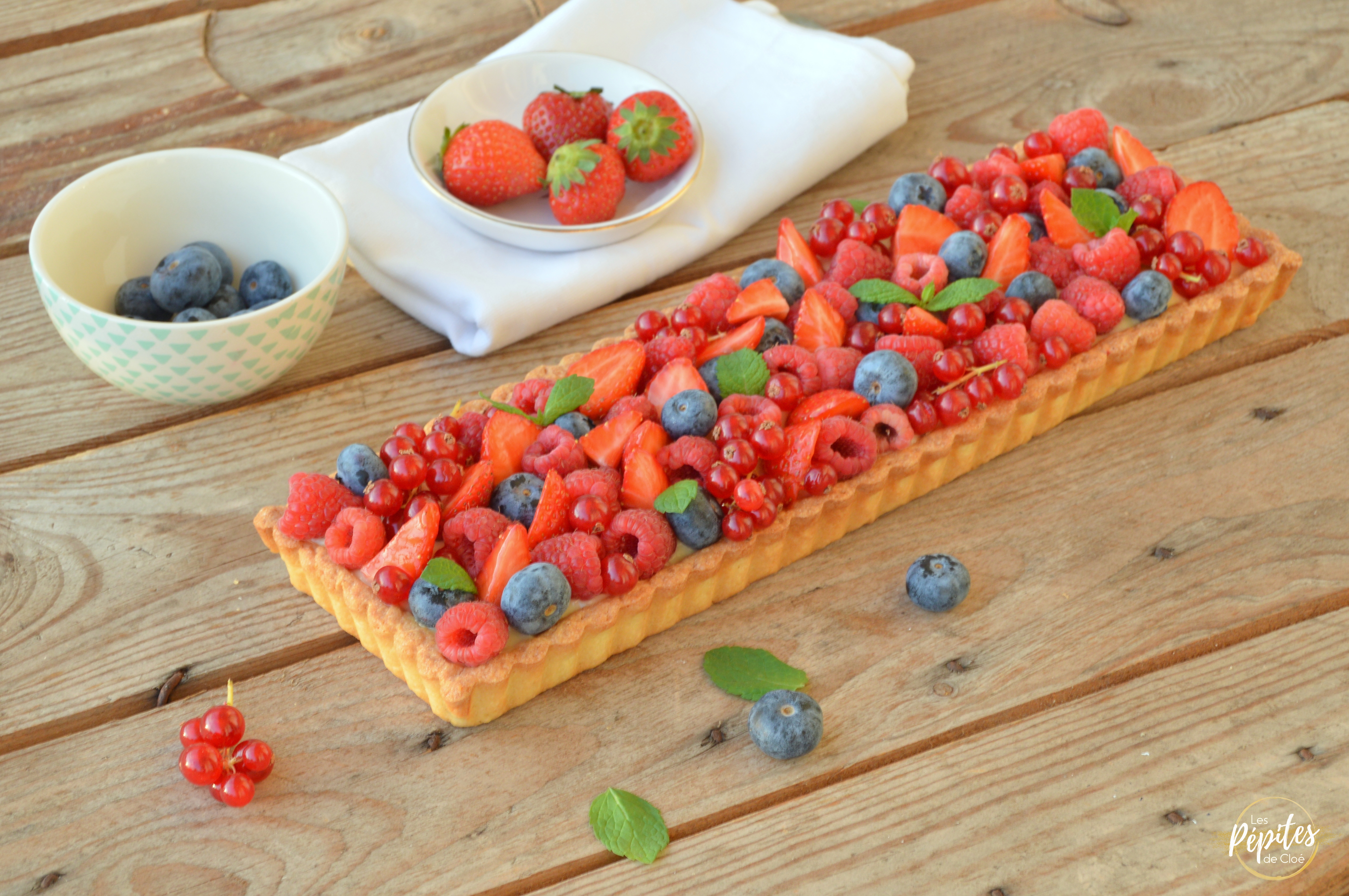 Tarte Aux Fruits Rouges - Les Pépites De Cloé